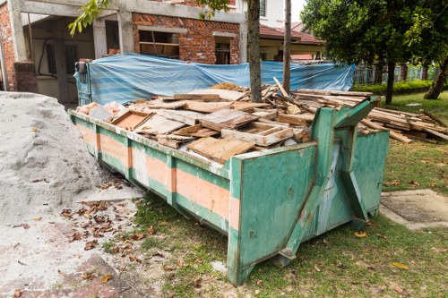 House clearance team in Swisscottage working on a property