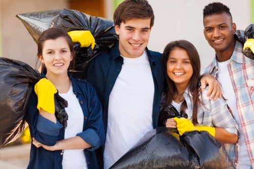 Professionals handling office clearance